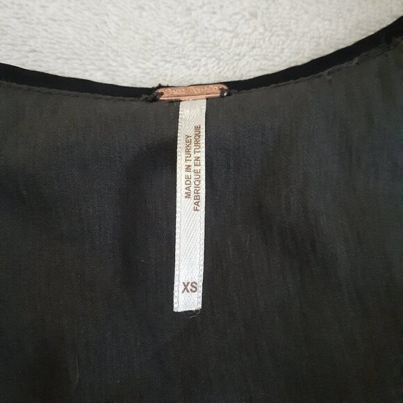 Free People Women's Size XS Gray Houndstooth Anas Button Vest Mini Dress - Picture 6 of 13